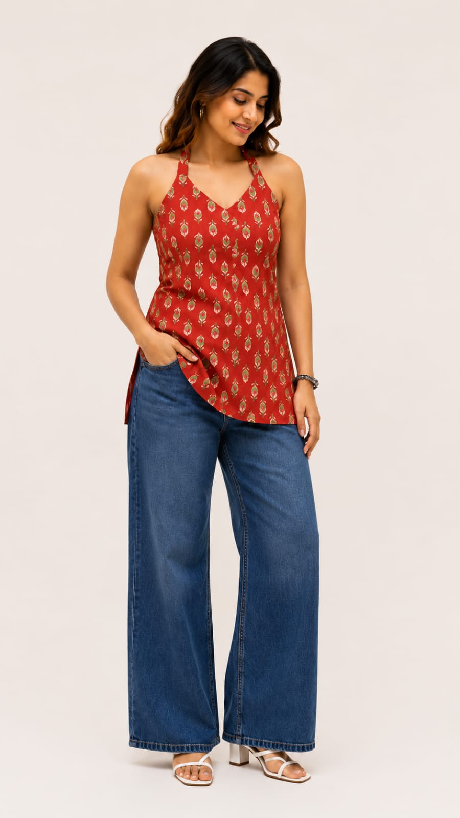 Crimson Heritage Printed Top