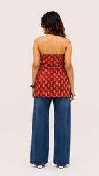 Crimson Heritage Printed Top