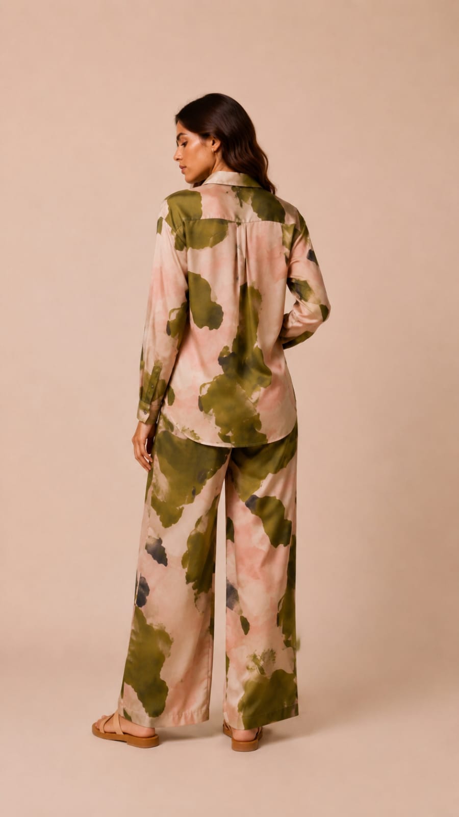 Olive Blush Abstract